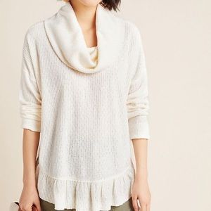 Maeve Ruffled Pullover Sweater NWT